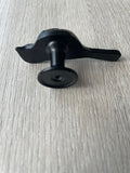 Pair Of Bird Knobs - Black