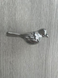 Pair Of Bird Knobs - Silver
