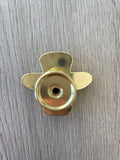 The Hatted Skull Knob - Gold