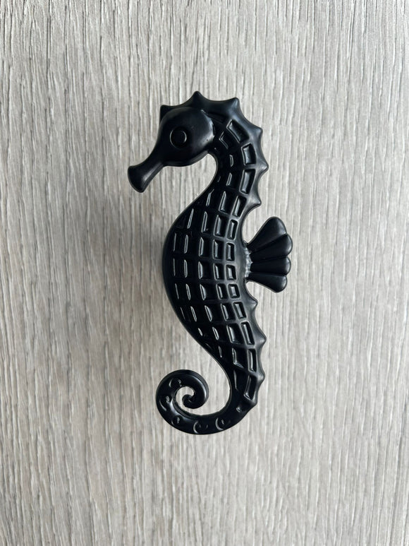 Seahorse Knob - Black Finish (Premium)