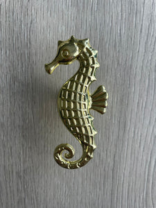 Seahorse Knob - Gold Finish (Premium)