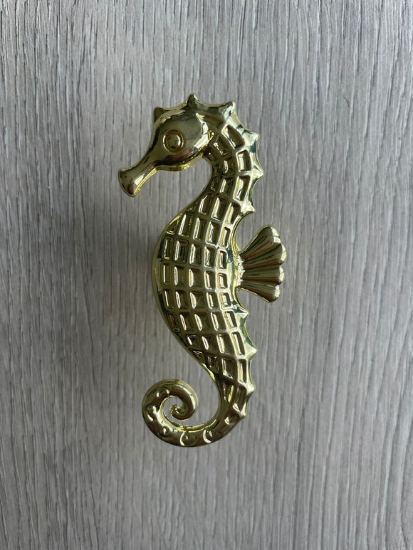 Seahorse Knob - Gold Finish (Premium)