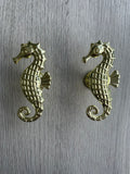 Seahorse Knob - Gold Finish (Premium)