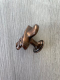 The Hatted Skull Knob - Copper