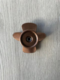 The Hatted Skull Knob - Copper