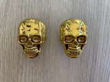 Skull Knob - Old Gold