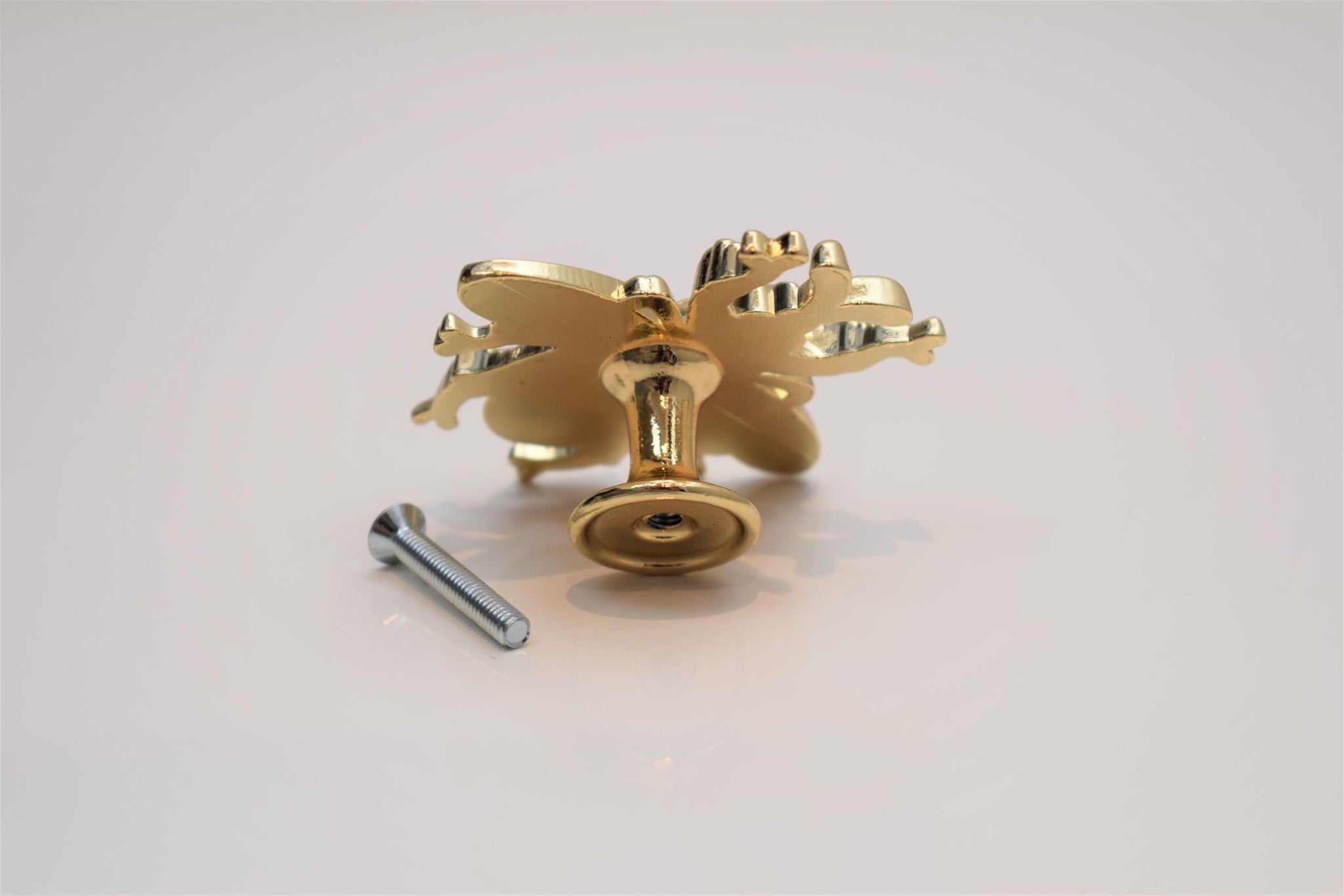 Pomello Per Cassetti Stile Vintage Con Motivo Ape - Sass & Belle In Peltro Dorato - Foto 8